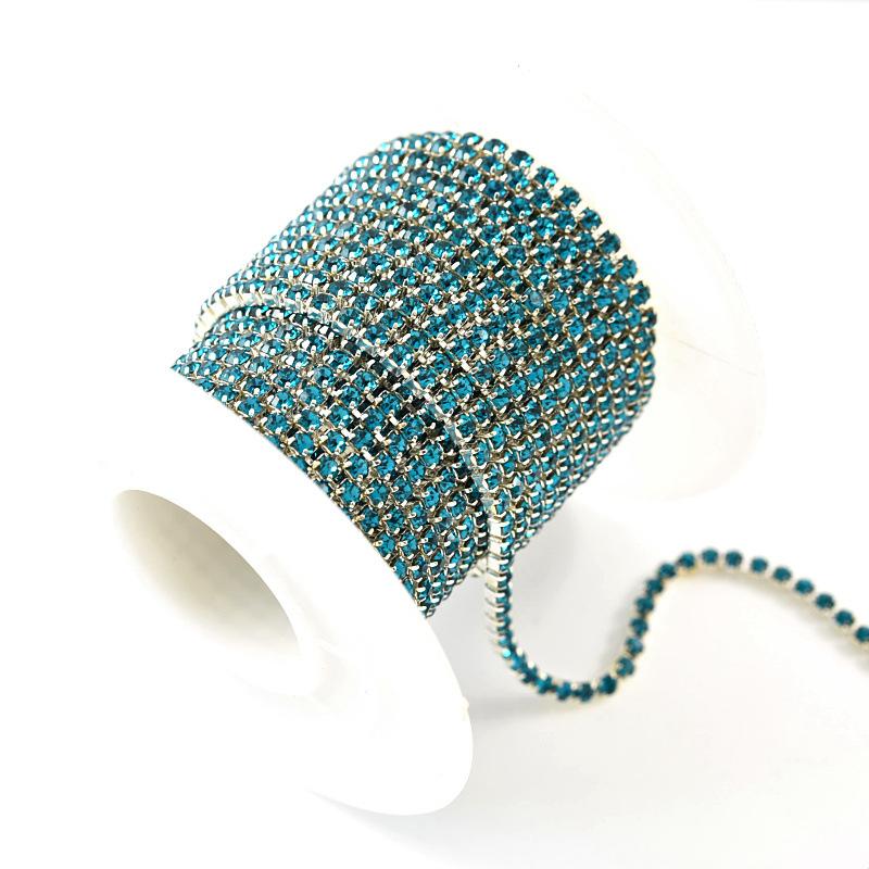 Crystal Rhinestone Chain, Glass Dense Claw Chain, Clothing Accessories Diy Wedding Accessories, Decorative Accessories