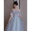 Evening Dresses Women's Summer Banquet Long Dress Sexy Light Adult Birthday Party Dress