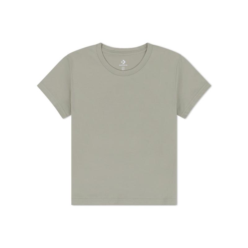 

New Converse T Shirt Women s Dark Gray 10028335-A02 M