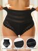 Women's High-Waist Lace Panties, Tummy Control And Hip-Lifting Shaping Panties, Soft And Seamless Hip-Lifting Shaping Panties