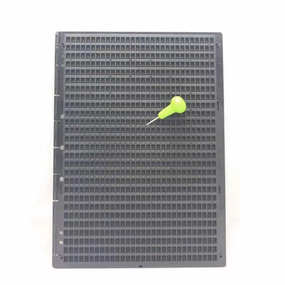 Thickened Board Braille Writing Board 27 Rows 30 Cells Braille Learning Aids  Blind Students чёрный