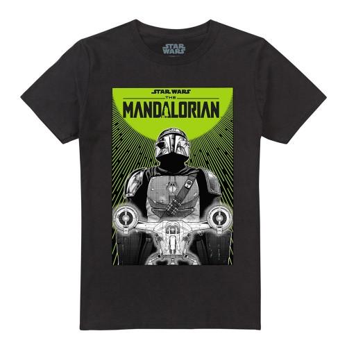 Star Wars: The Mandalorian Unisex Adult Razor Crest Poster T-Shirt