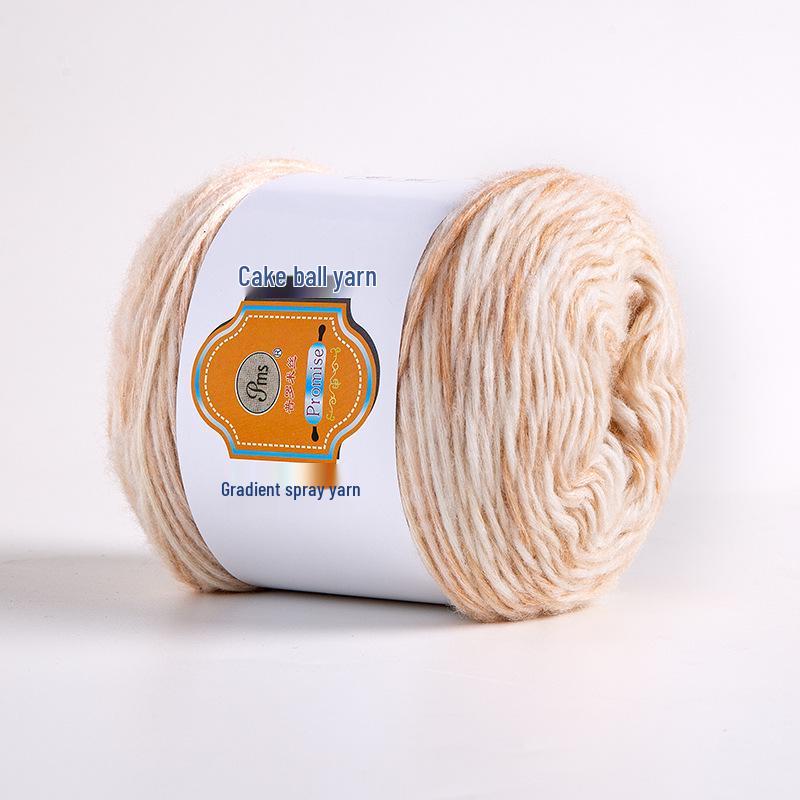 Hand-Dyed Rainbow Flock Yarn for DIY Knitting – Perfect for Scarves, Hats & Sweaters