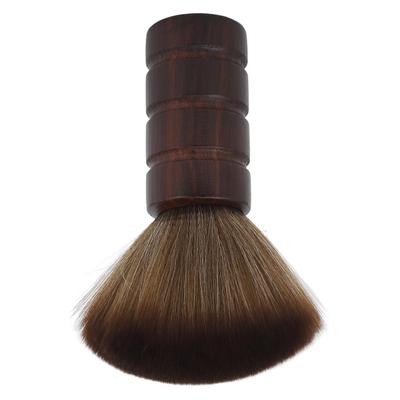 Haarschneidebürste für den Nacken, Staubbürste für den Heimsalon, Friseur, Nylonhaar, Holzgriff, Gesicht, Nacken, Haarstaub