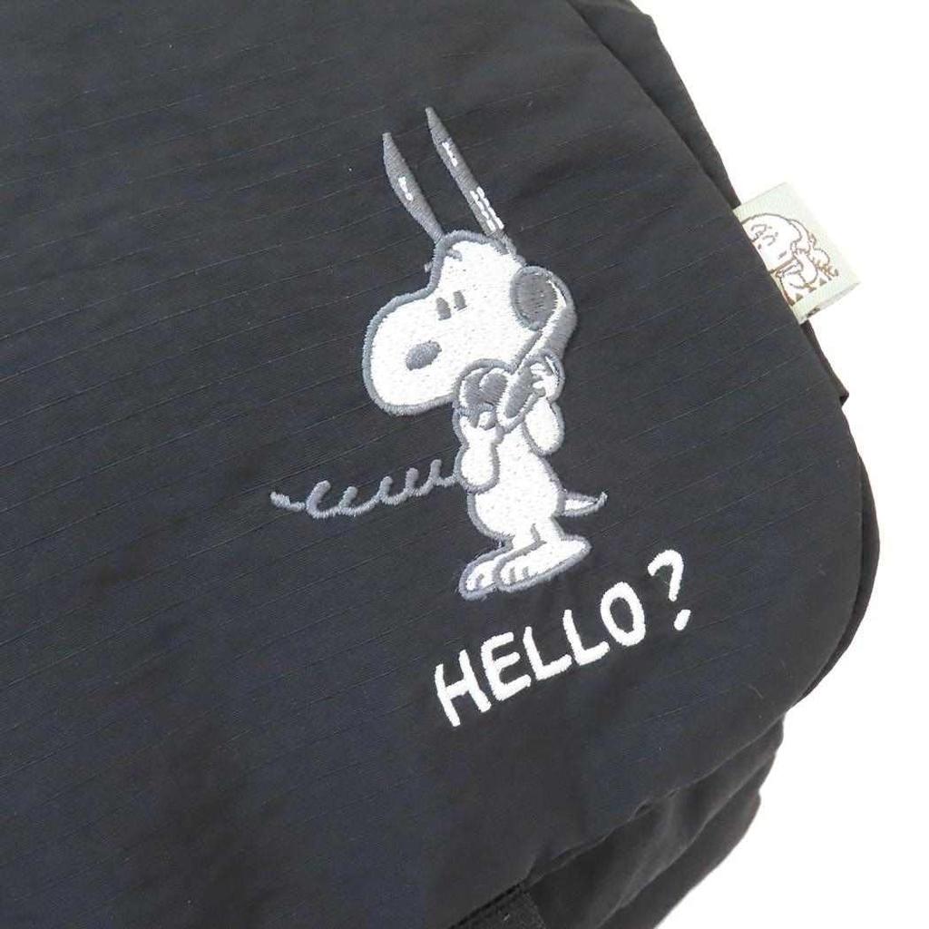 Marimo Craft Packable Lightweight Backpack, Snoopy Vintage Travel, Black, W300 x H470 x D200mm, SPZ-4092