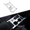 For Ford Kuga Escape 2013 2014 2015 2016 2017 2018   ABS Silver Handbrake Shift Stall Paddles Cup Switch Frame Trim Hood