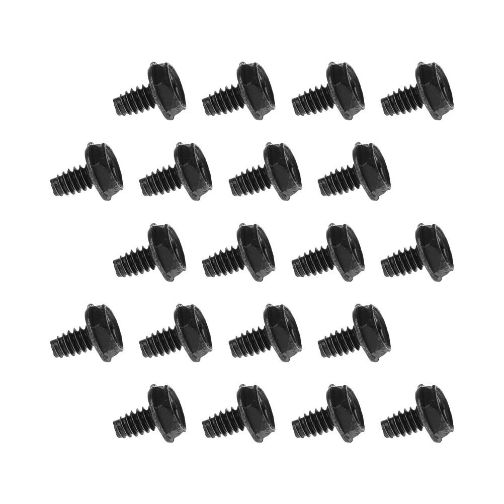 100Pcs Metal Pci Slot Screw for Computer Case Round Head Fastener Mounting Replacement for Repairing Slot Screw