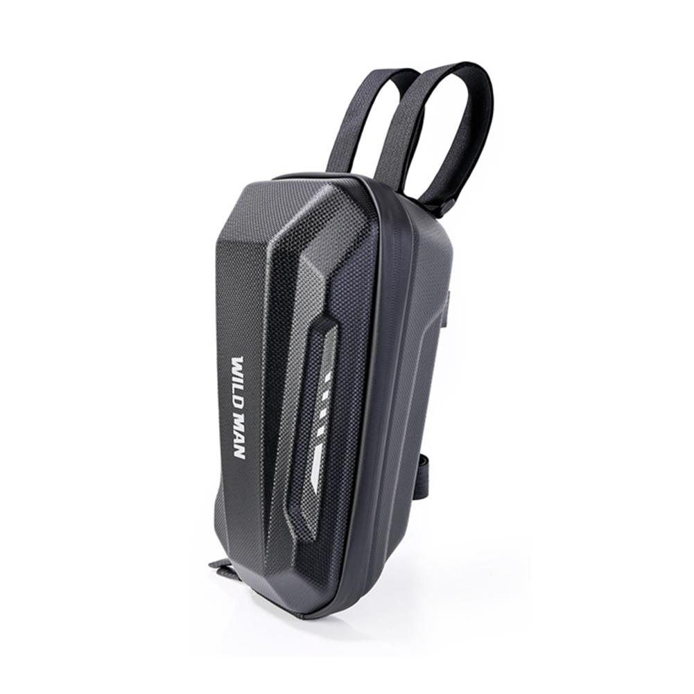 

WILD MAN 2L/3L Electric Scooter Storage Bag EVA Hard Shell Waterproof Night Reflective for M365 PRO 2 KUGOO M4 Scooter Front Bag