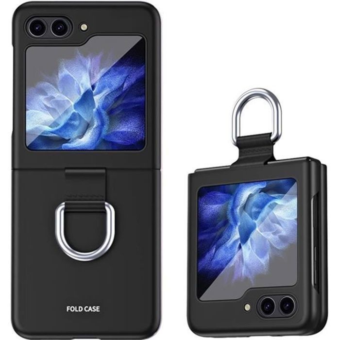 Coque de protection - BOOLING - Samsung Galaxy Z Flip 5 - Rigide - Antichoc - Boucle en métal