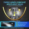 MAXGTRS 30000LM H4 LED 9003 HB2 Headlights High and Low Beam with Fan Wireless 110W Car Headlamp 12V