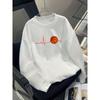 European Sizes Teen Boys' Print Pattern Casual Sports Fall Winter Long Sleeve Sweatshirt, Warm Crew Neck Top, Comfortable Outdoor Wear.