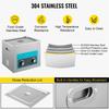 15L Ultrasonic Cleaner Jewelry Cleaner with Heater Timer for Jewelry Cleaning Knob Control Eyeglass Rings Dentures Music Instruments