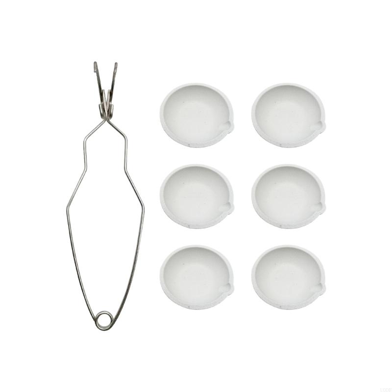   Heavy Duty Melting Crucible Bowl Dish Cup Collection Includes Multiple Capacity Bowls And Tongs For Extreme Heat Casting