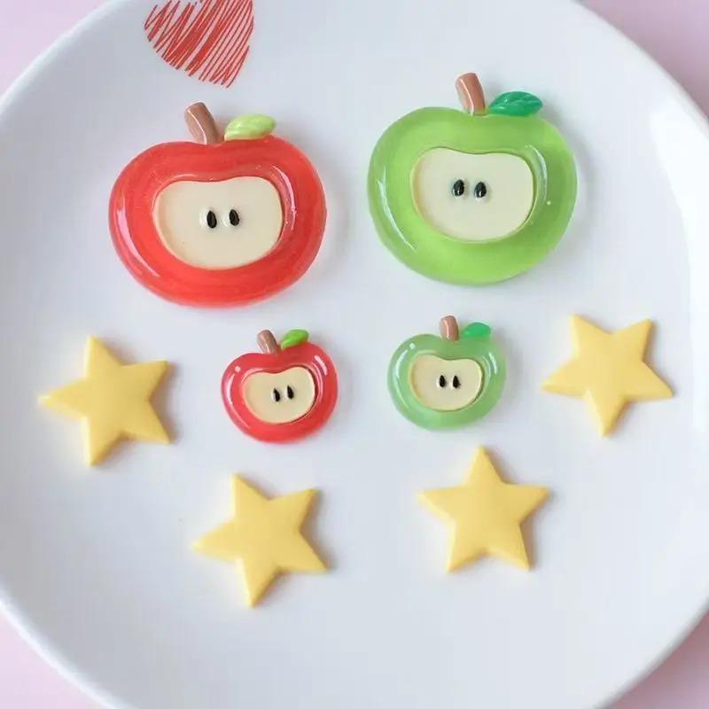 Girls Party Gift CuteMulti Pattern Shoe Charms Mini Apple Star Flower DecorativeClogShoe Buckle Fashion DIY Footwear Accessories
