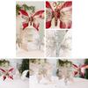 Christmas Decor Butterfly With Plush Fabric For Holiday Scene Decoration
