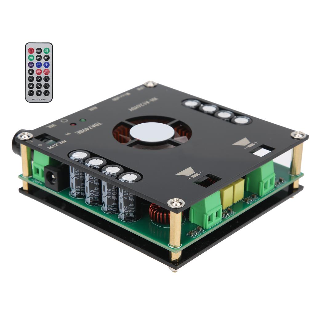 Bluetooth 5.0 Digitalverstärkerplatine 320W Hohe Ausgangsleistung Zwei Kanäle mit Fernbedienung