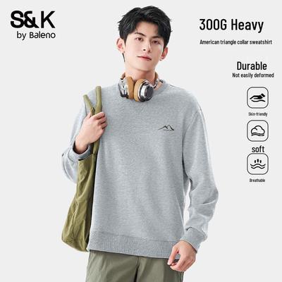 Baleno Men's S&K Series Heavyweight Round Neck Sweatshirt