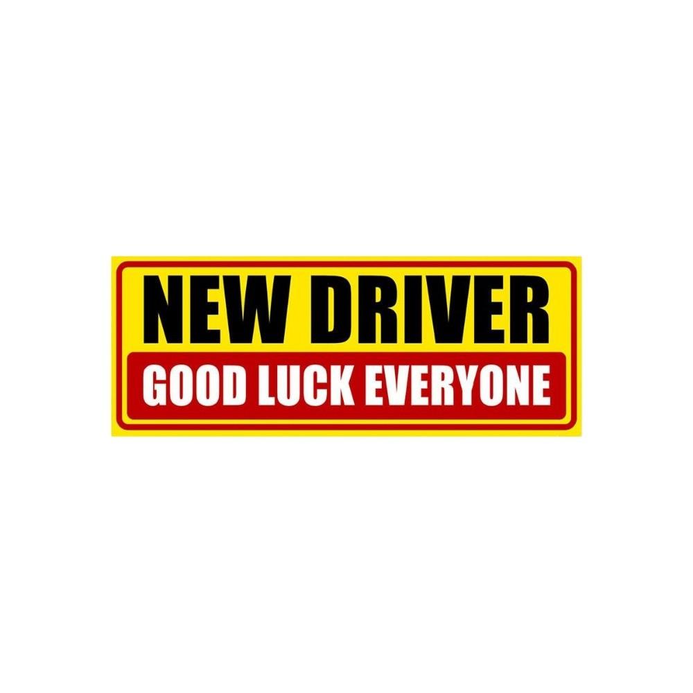 Waterproof PVC Student Driver Magnet Reusable Vehicle Safety Warning For Teen Drivers