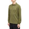 Polo Ralph Lauren Solid Color Knitted Slim Fit Button Long Sleeve Polo Shirt Men Tops Green 710680790-115