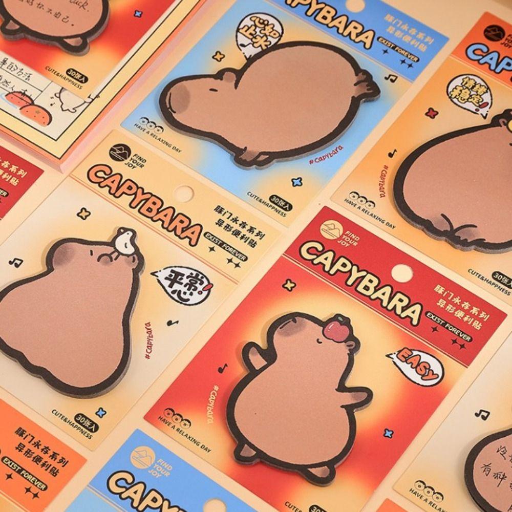 

Sticky Notes Capybara Memo Pad Kawaii Note Pad Writing Pad Note Paper School Office C