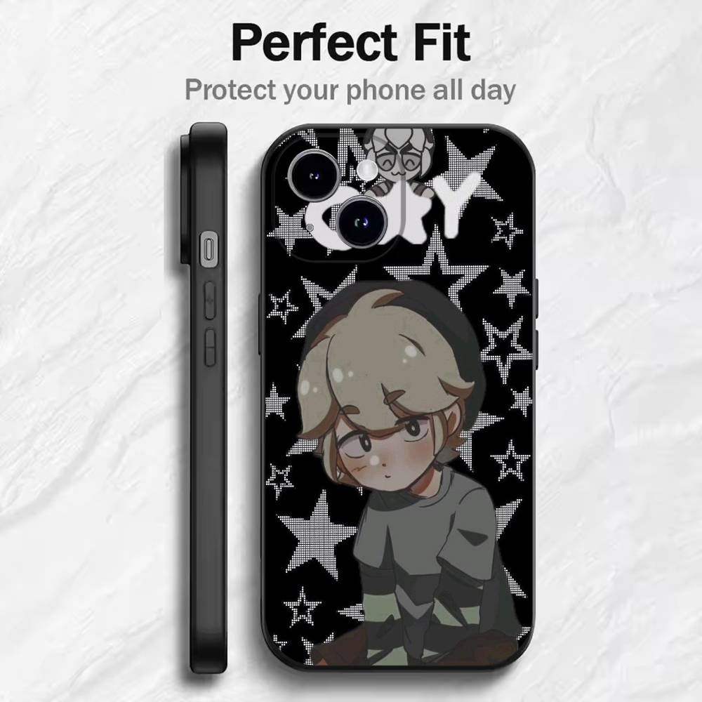

Cartoon Game Silicone Phone Case For 17 16 15 14 13 12 11 Mini XS XR X 6S 6 Pro Max Plus Black Soft Cover iPhone12