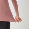 Gunze Kirei Labo Warm Cotton Size M Innerwear, Seamless, Blend, Thick, Brushed, Warm, Long-Sleeve Innerwear, KL9946R, Women's, Off-Pink,