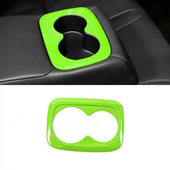 Rear Seat Armrest Water Cup Panel Trim For Honda Civic 11th 22- Bright Green