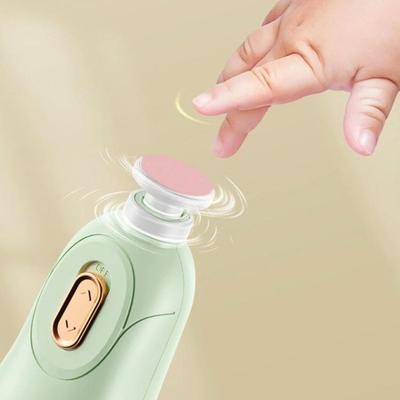 Cortador de Unhas Elétrico para Bebê 6 Cabeças de Lixamento Segurança Lixador de Unhas para Bebê Silencioso Cortador de Unhas para Recém-nascido Jogo de Ferramentas para Manicure