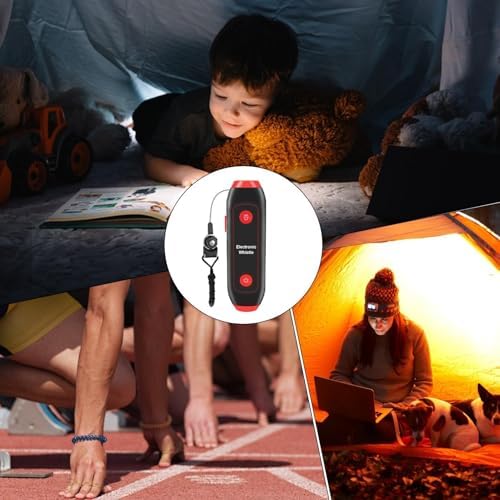 Electronic Whistle High Volume LED Safety Whistle - Portable Camping Referee Teacher Whistle