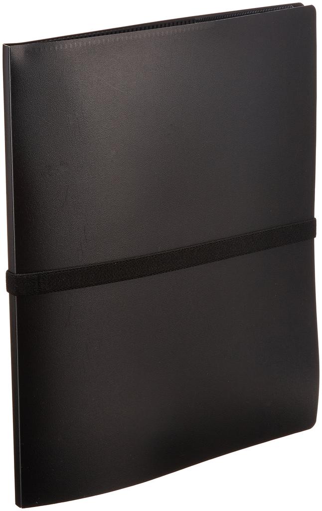 KSS (KSS) Music Score File Mr. File With Refill (20 Music Score Pockets) Black