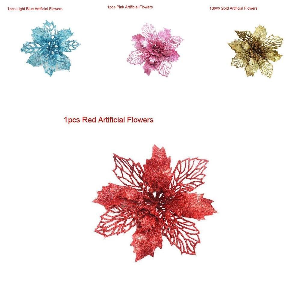 Exquisite Glitter Artificial Flowers For Elegant Home And Wedding Decor