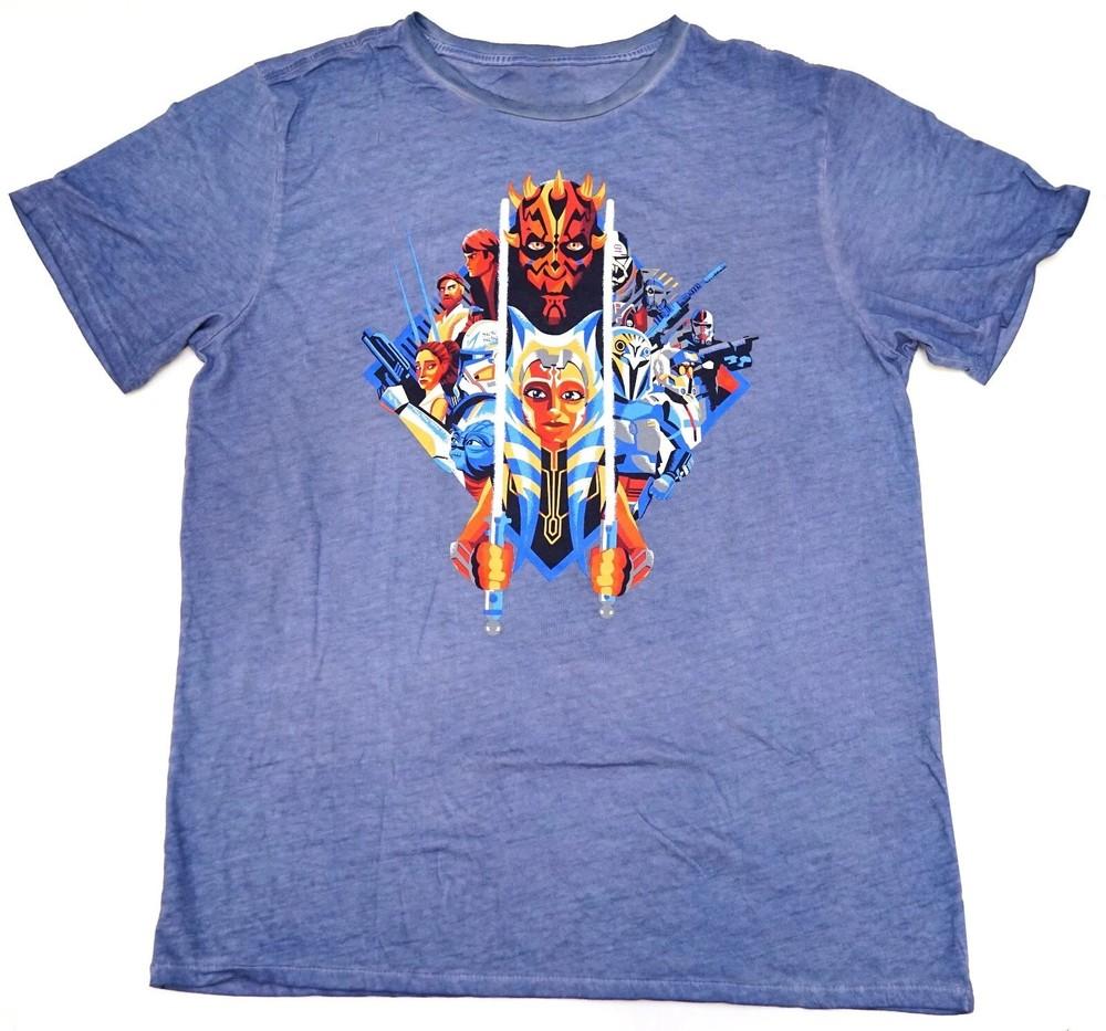 NEW Disney Star Wars Clone Wars Ahsoka Darth Maul T-Shirt S-5XL Reprint Unisex T-Shirt XXL