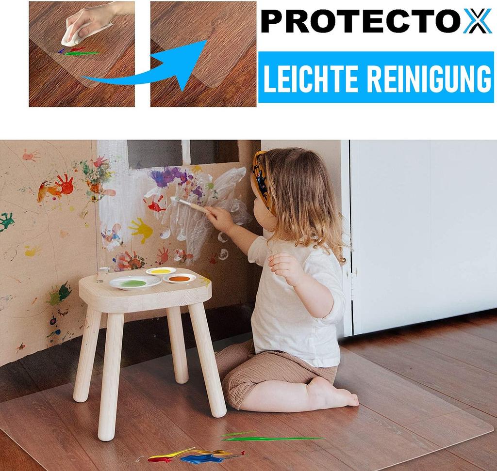 PROTECTOX Floor Protection Mat Office Chair Mat Floor Mat Protective Mat Transparent
