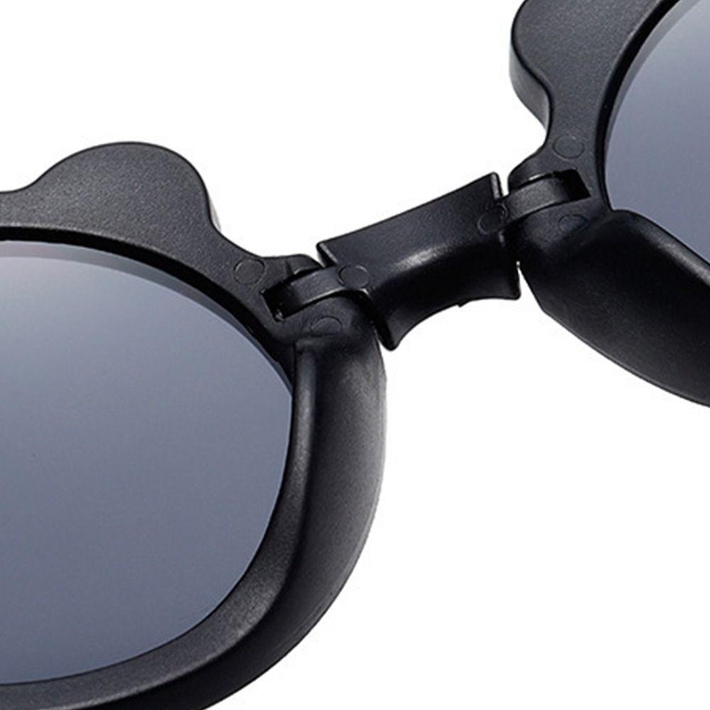 Foldable Kids Bear Sun Glasses Sun Protection Baby Glasses Children's Sunglasses  for Outdoor Play