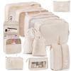 Seven-Piece Travel Storage Set: Wash Bag, Clothes, Underwear Organizer & Folding Sub-Pack