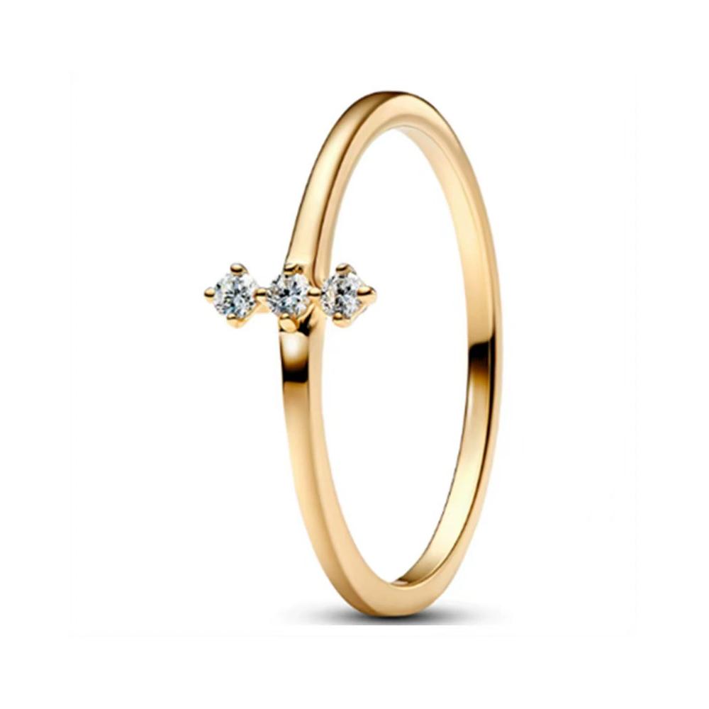 

NEW 925 Sterling Silver Sparkling Bead&Double Heart&Star Track Ring Couple Love Gift Jewelry 9