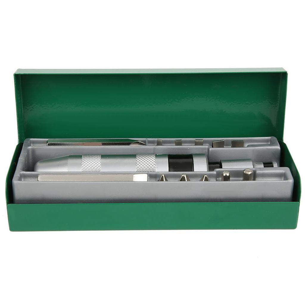 13-teiliges Set Multifunktionaler Schlagschraubendreher Kreuzschlitz M5 M6 M8 Schraubendreher-Bit-Set