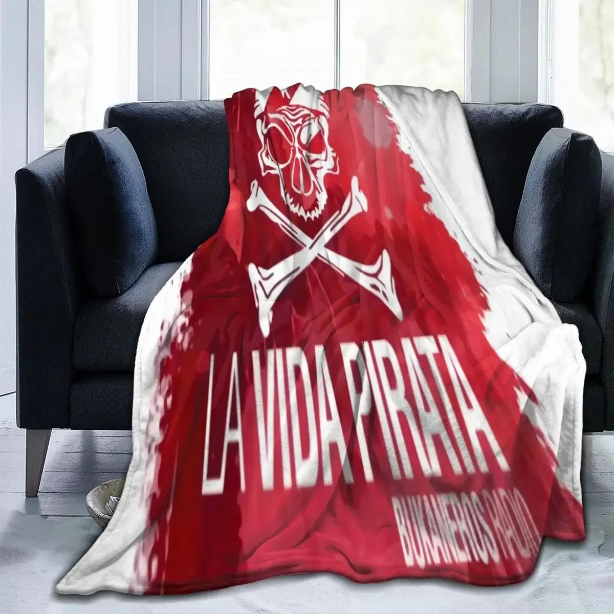 Rayo Vallecano Throw Blanket Cartoon Warm Nice Gift AntiPilling 75X95CM