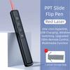 USB Charging Wireless Presentation Clicker Infrared Remote Laser Pointer  PPT Slide Advancer