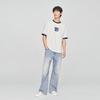 Lee Men's Casual Color-Block Print Round Neck T-Shirt