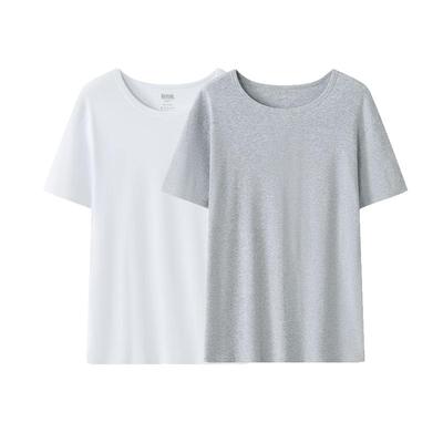 Men's 100% Cotton Plus Size Short Sleeve T-Shirt 2-Pack