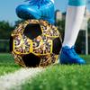 Soccer Ball Colorful Machine Stitched PVC Size 5 Team Training Competition Ready Durable High-Bounce Cool Sports Gift