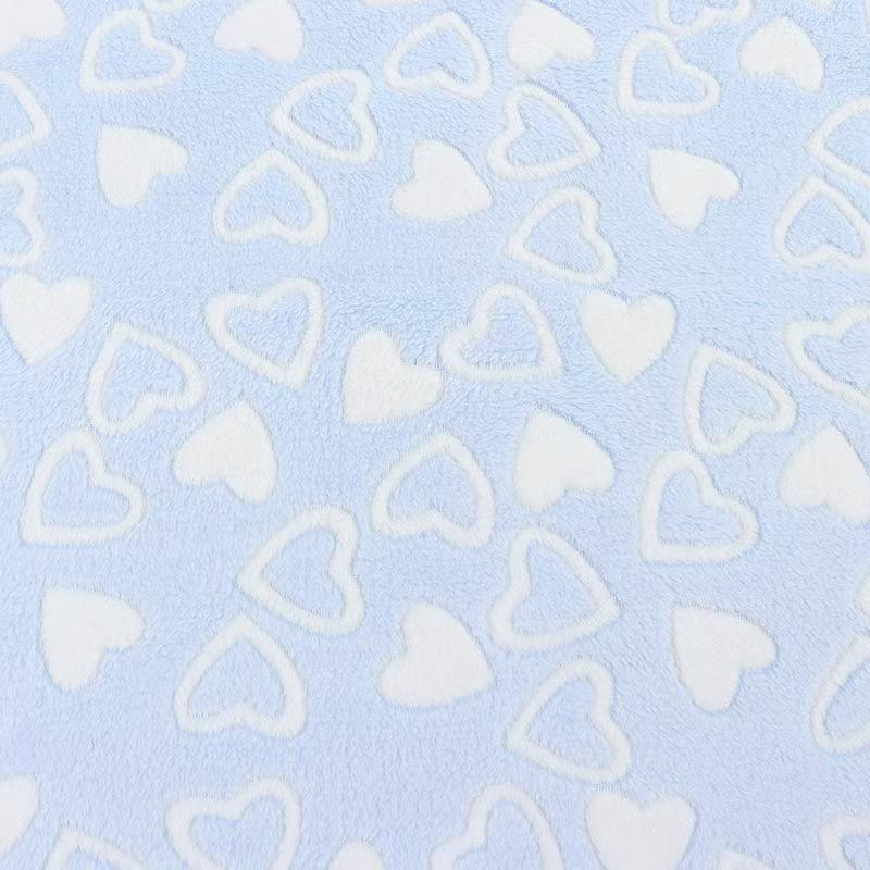 Double-Sided Flannel Printed Fabric for Pajamas, Blankets, Clothing, Toys, Cushions, Shoes, Hats, and Bags.