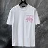 8765 CHROME HEARTS 2026 Summer New High Quality Cotton Round Neck Loose Large Size Men's and Women's T-shirt Couple T-shirt