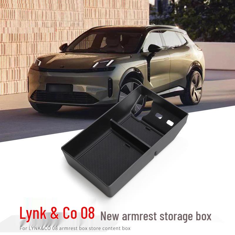 Fitted Lynk&Co 08 Center Console Armrest Storage Box & Accessories (2023-2025).