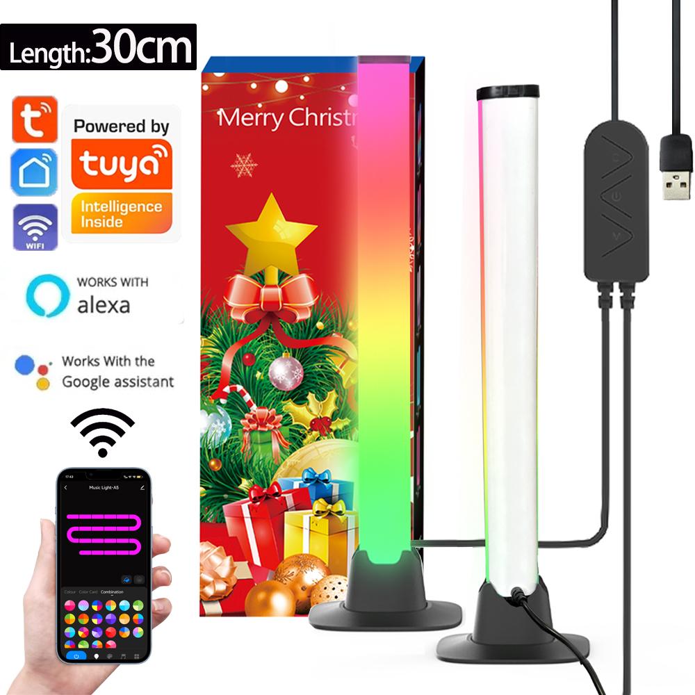 Atmosphere Light LED Wifi/Bluetooth Control Music Rhythm Holiday Decoration Light APP Lighting Lamp Game Wall Desktop Light