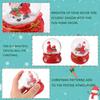 Christmas Crystal Ball Resin Glass Holiday Decorative Sphere for Desktop Home Xmas Supplies Snow Ornament Creative Gift