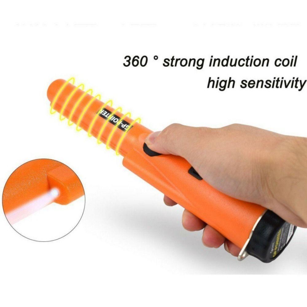 With LED Lights Handheld GP-Pointer 360° Scan Metal Pinpointing Rod Metal Detector  Underground