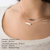 EMANCO Stainless Steel Twisted Chain Necklace Multilayer Gold Color Paper Clip Chain Square Chain Necklace Women Jewelry Choker