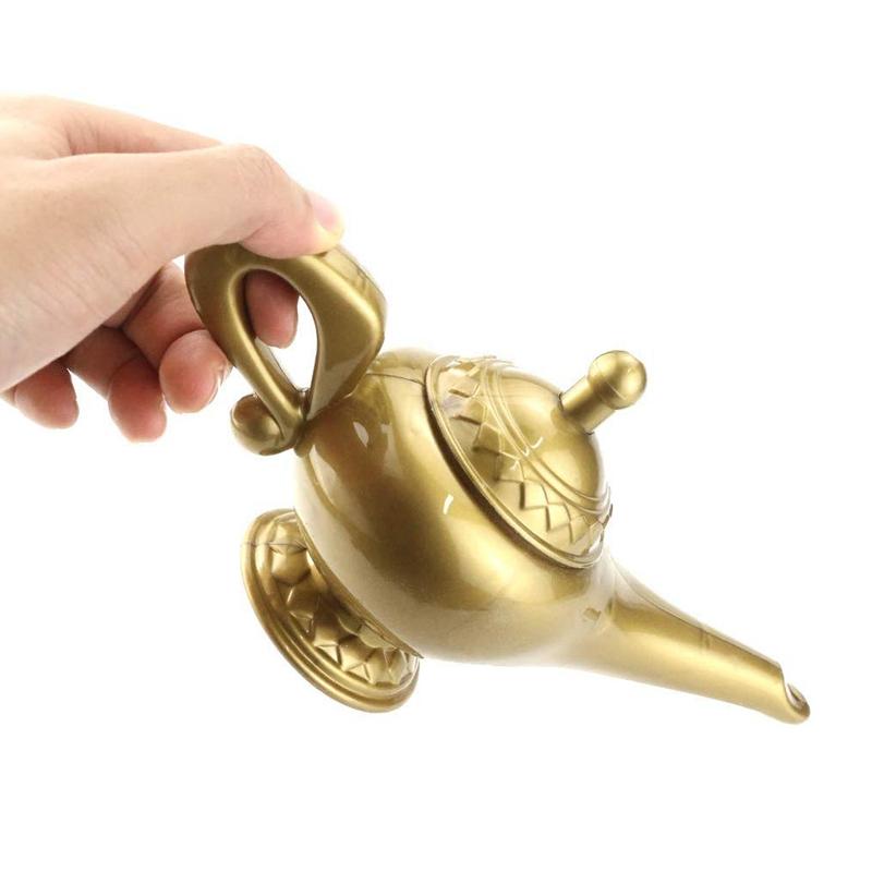 Halloween Party Magic Supplies Plastic Genie Lamp Movie Cosplay Show Props For Children Home Birthday Party DIY Decorations